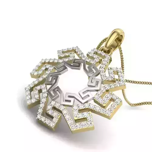 Women pendant 3dm render detail 3D print model