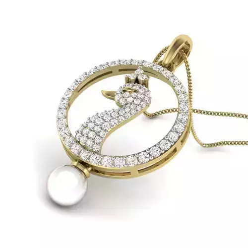 Women pendant 3dm render detail 3D print model