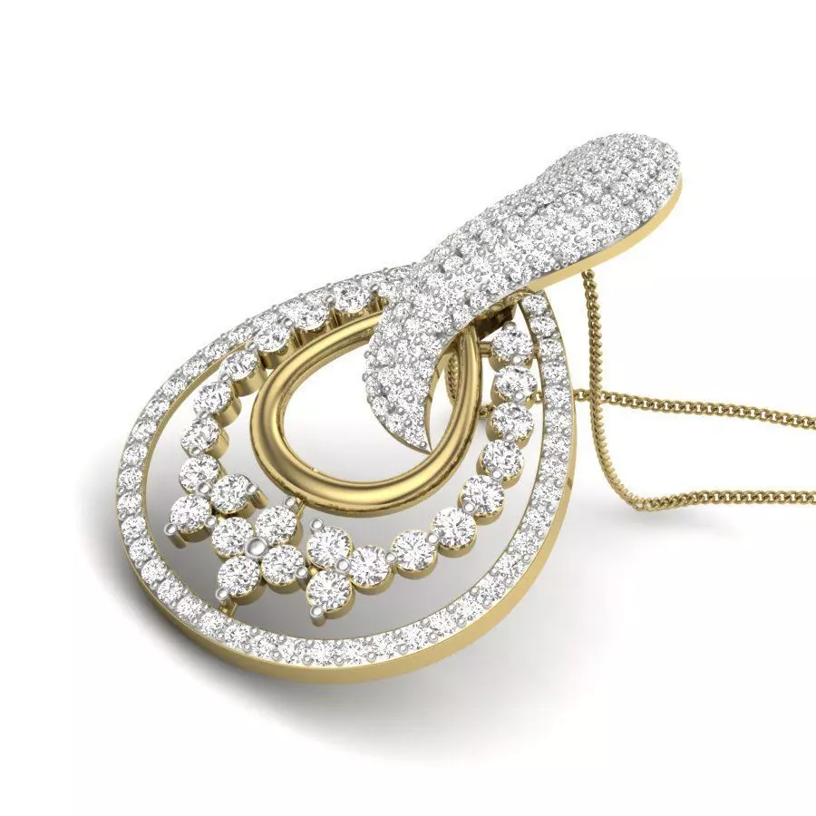 Women pendant 3dm render detail 3D print model 3D print model_0