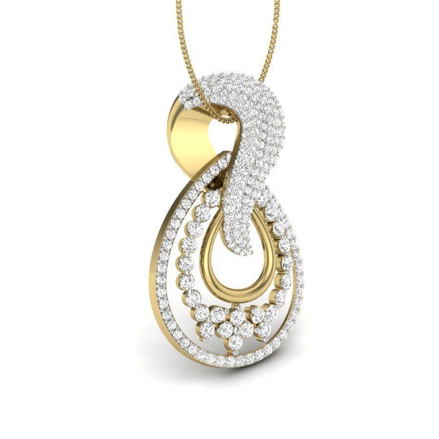 Women pendant 3dm render detail 3D print model 3D print model_2