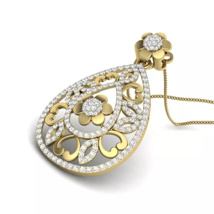 Women pendant 3dm render detail 3D print model 3D print model_0