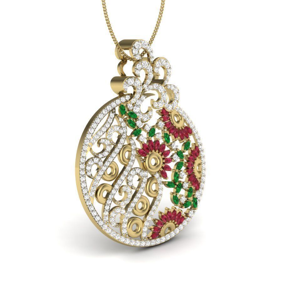 Women pendant 3dm render detail 3D print model 3D print model_2