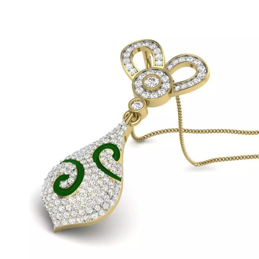 Women pendant 3dm render detail 3D print model 3D print model_0