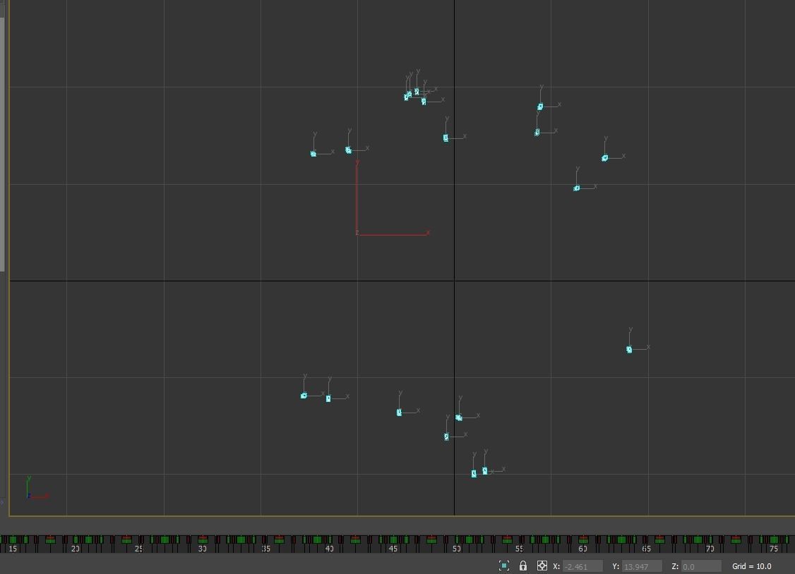 Low Poly Background Flies and Bees Animated Low-poly 3D model_5