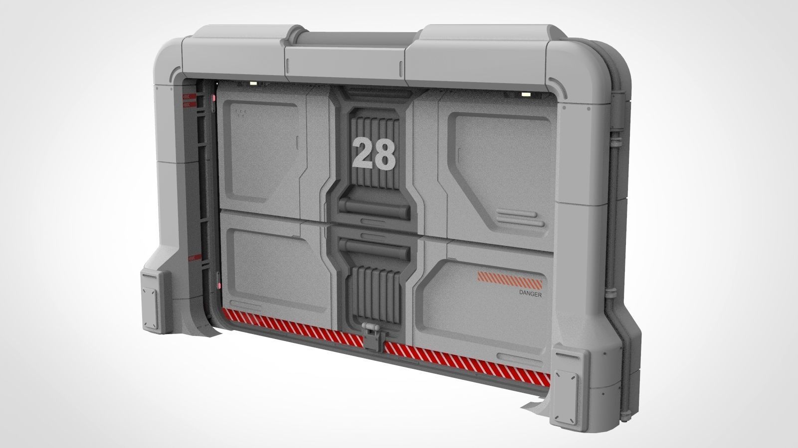 sci fi door 19 3D model_7