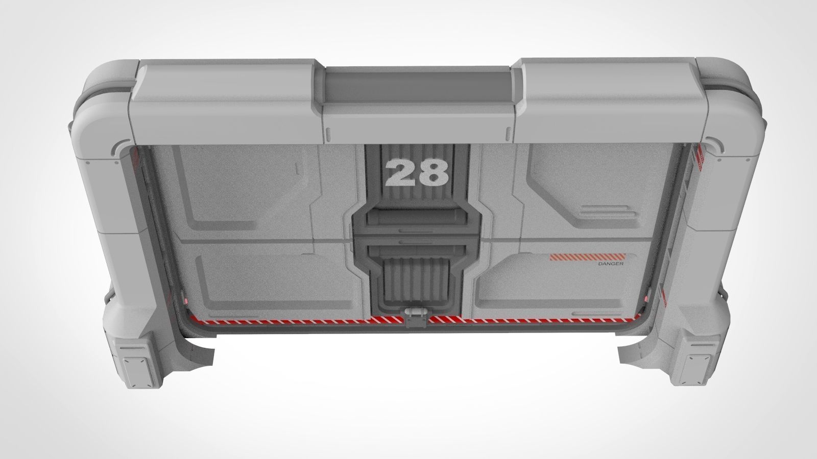 sci fi door 19 3D model_4