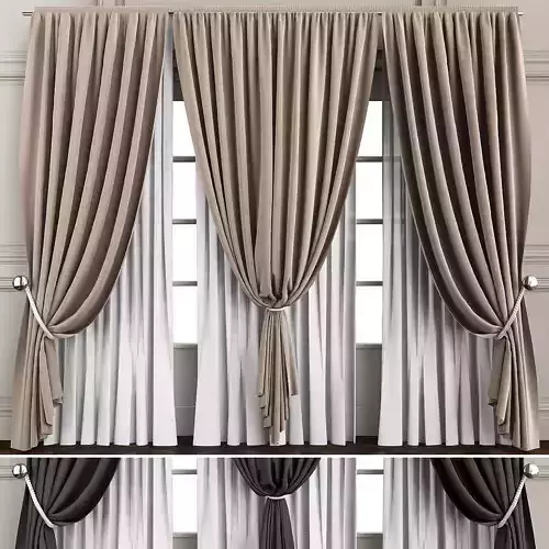 curtains room with on wall