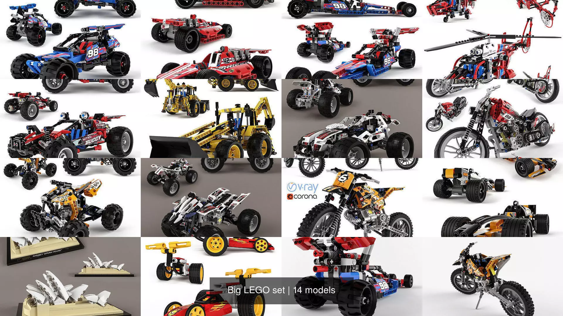 Big LEGO set 3D Model Collection_0