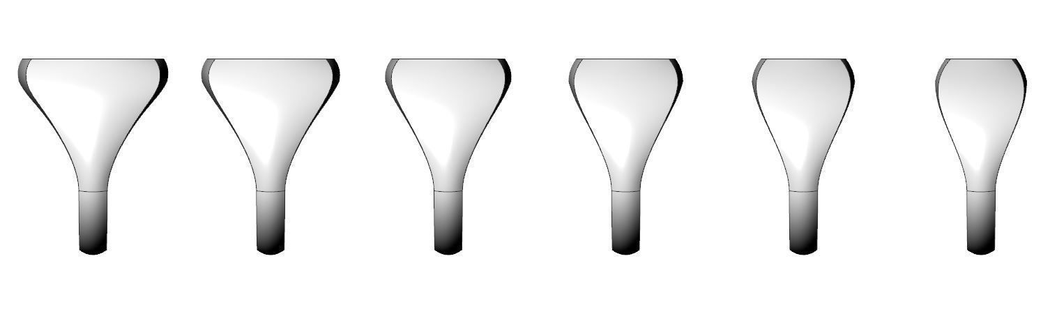 Signet rings set CUSHION top 3D print model_15