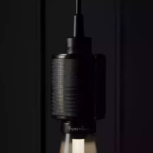 Buster Punch Pendant Heavy Metal Smoked Bronze 3D Model