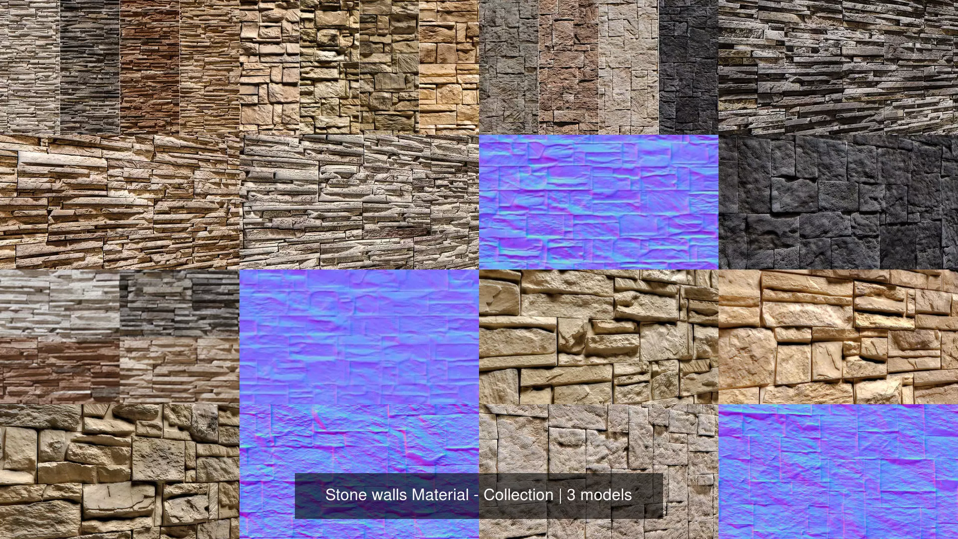 Stone walls Material - Collection Texture_1