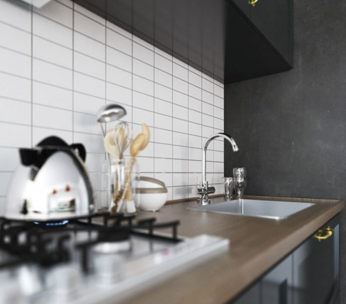 Kitchen Cabinet Design 3d 3D model_2