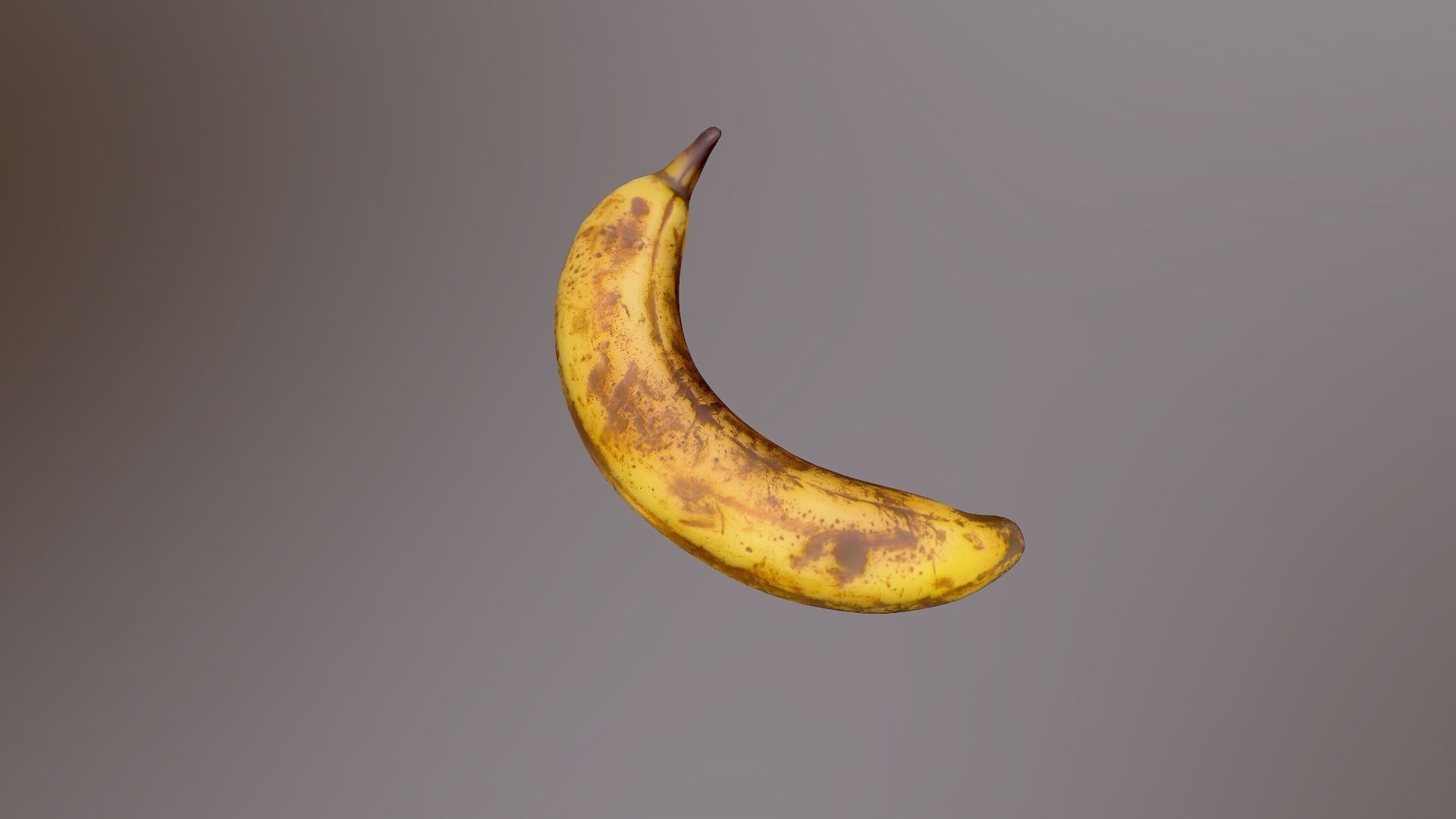 4K Realistic Banana Low-poly 3D model_3