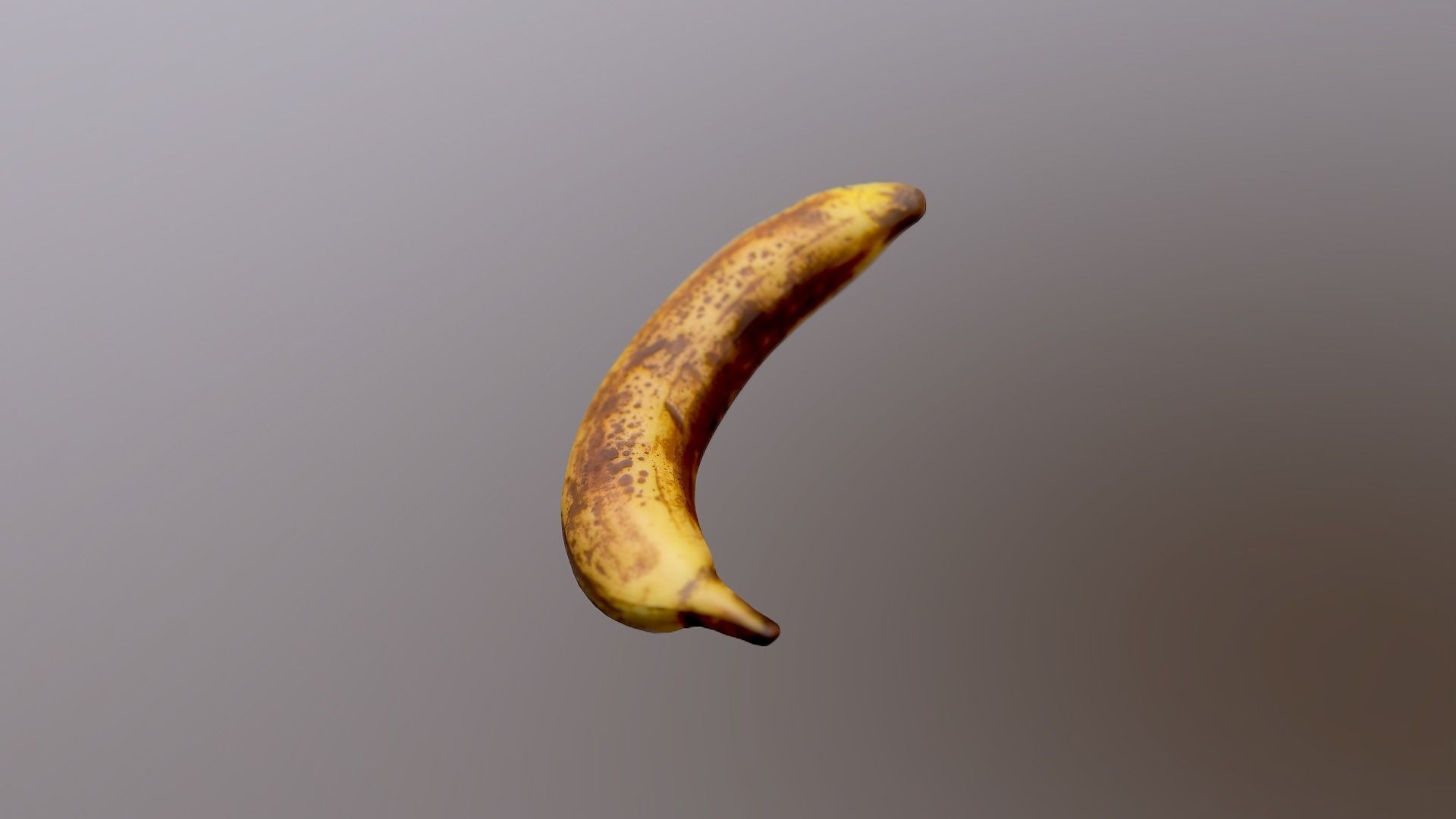 4K Realistic Banana Low-poly 3D model_6