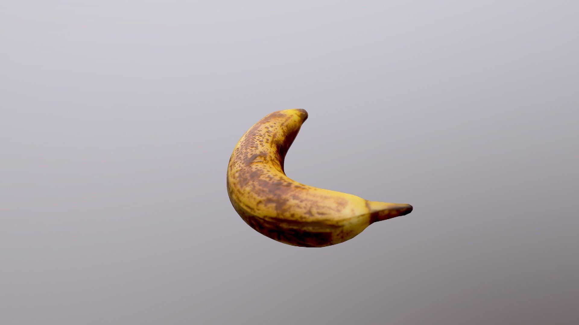 4K Realistic Banana Low-poly 3D model_4