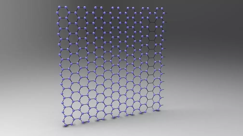 Graphene sheet Free 3D model_0