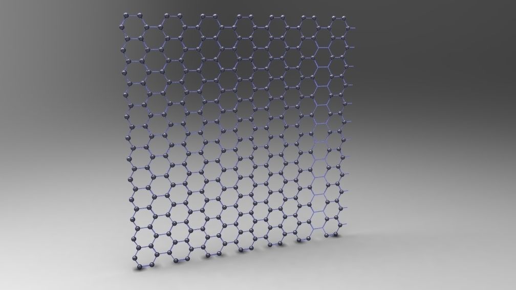 Graphene sheet Free 3D model_1