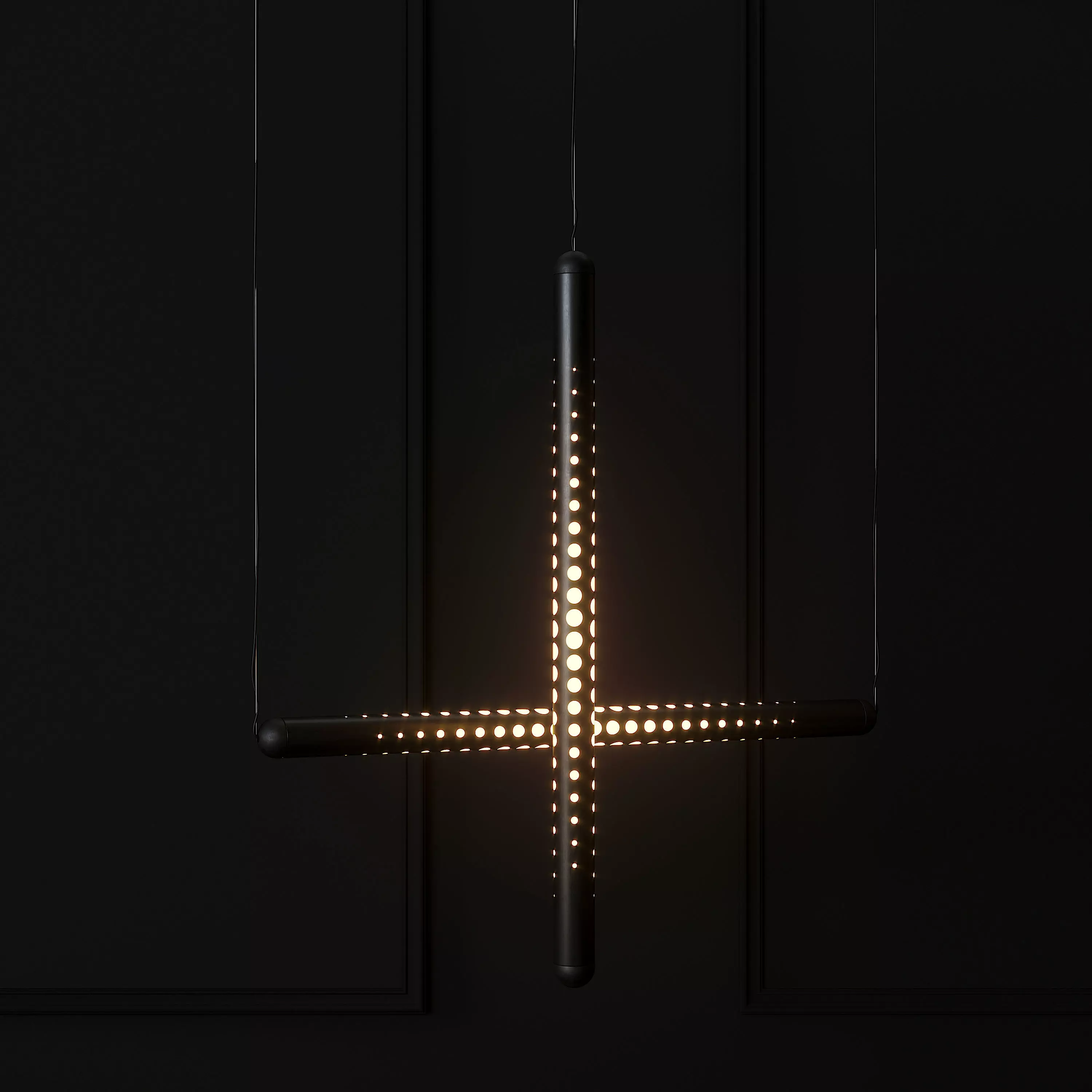 Tom Dixon Tube Light - Horizontal and Vertical 3D Model 3D model