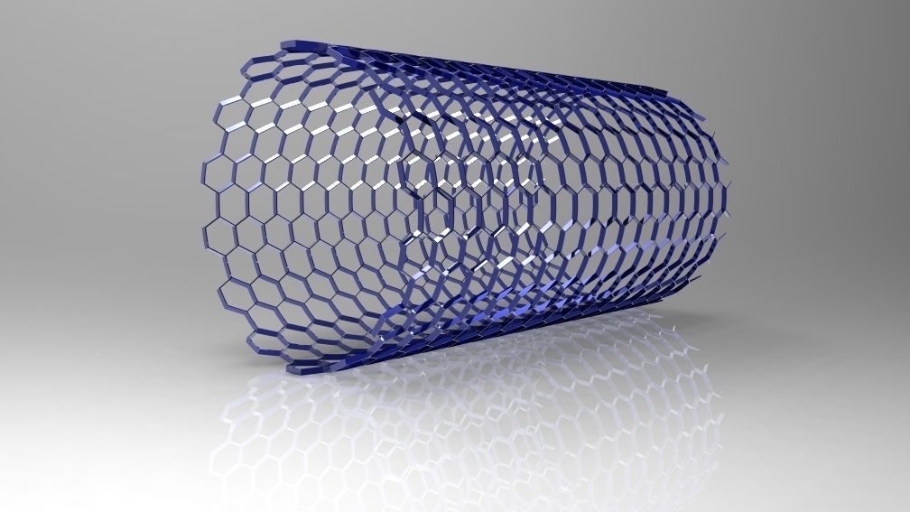 Single walled Carbon nano tube Free 3D model_1