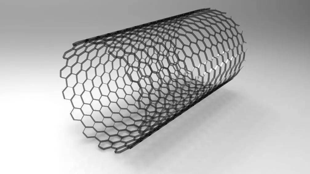 Single walled Carbon nano tube Free 3D model_0