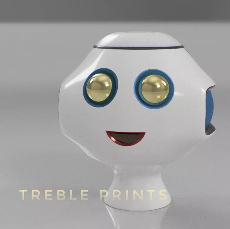 Robbie the Humanoid Bot 3D print model_0