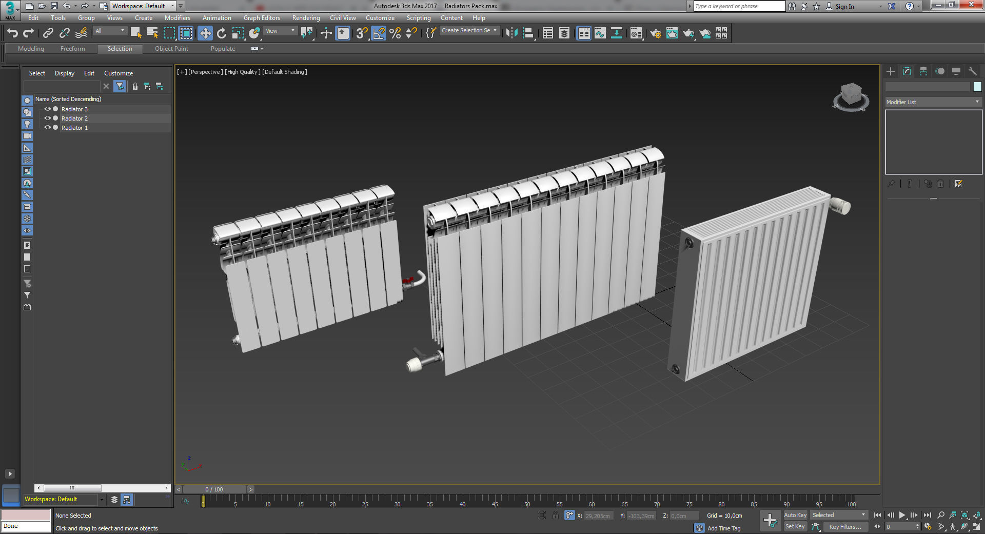 Radiator Pack 3D model_7