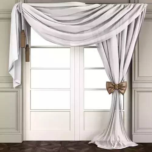 Curtains window with