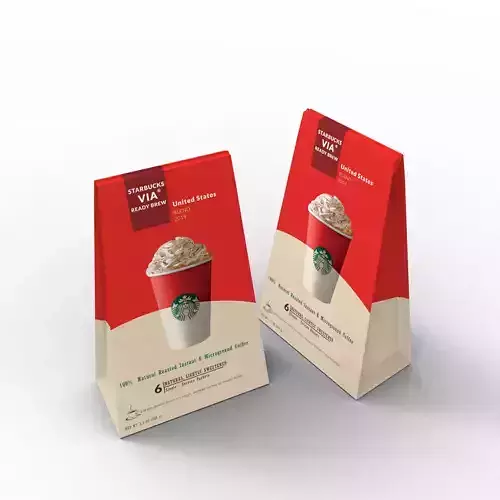 Package Model starbucks coffee packaging mockup