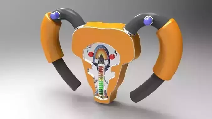 BLOODHOUND SSC Steering Wheel Free 3D model