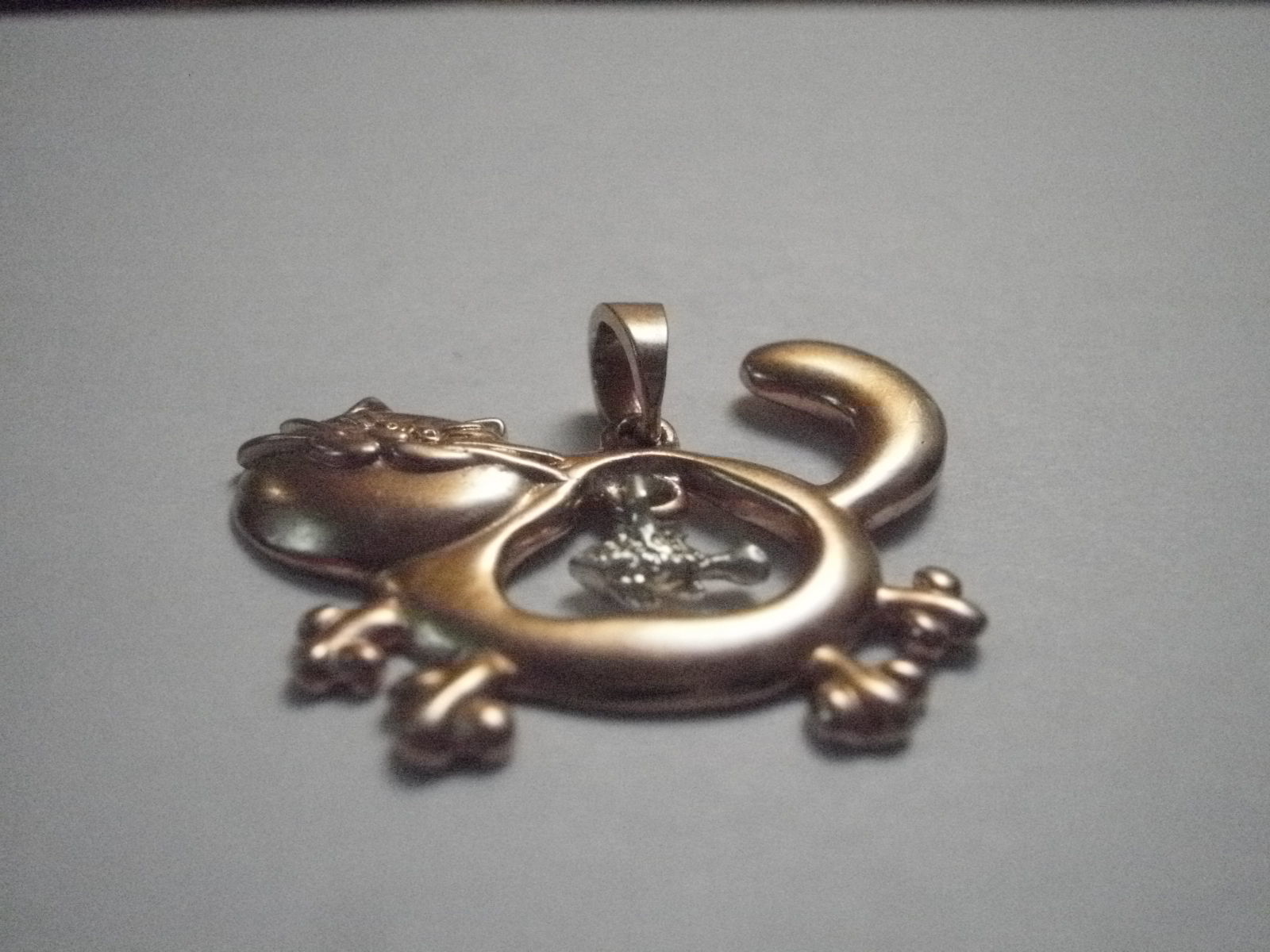 Fish and Cat pendant 3D print model_7