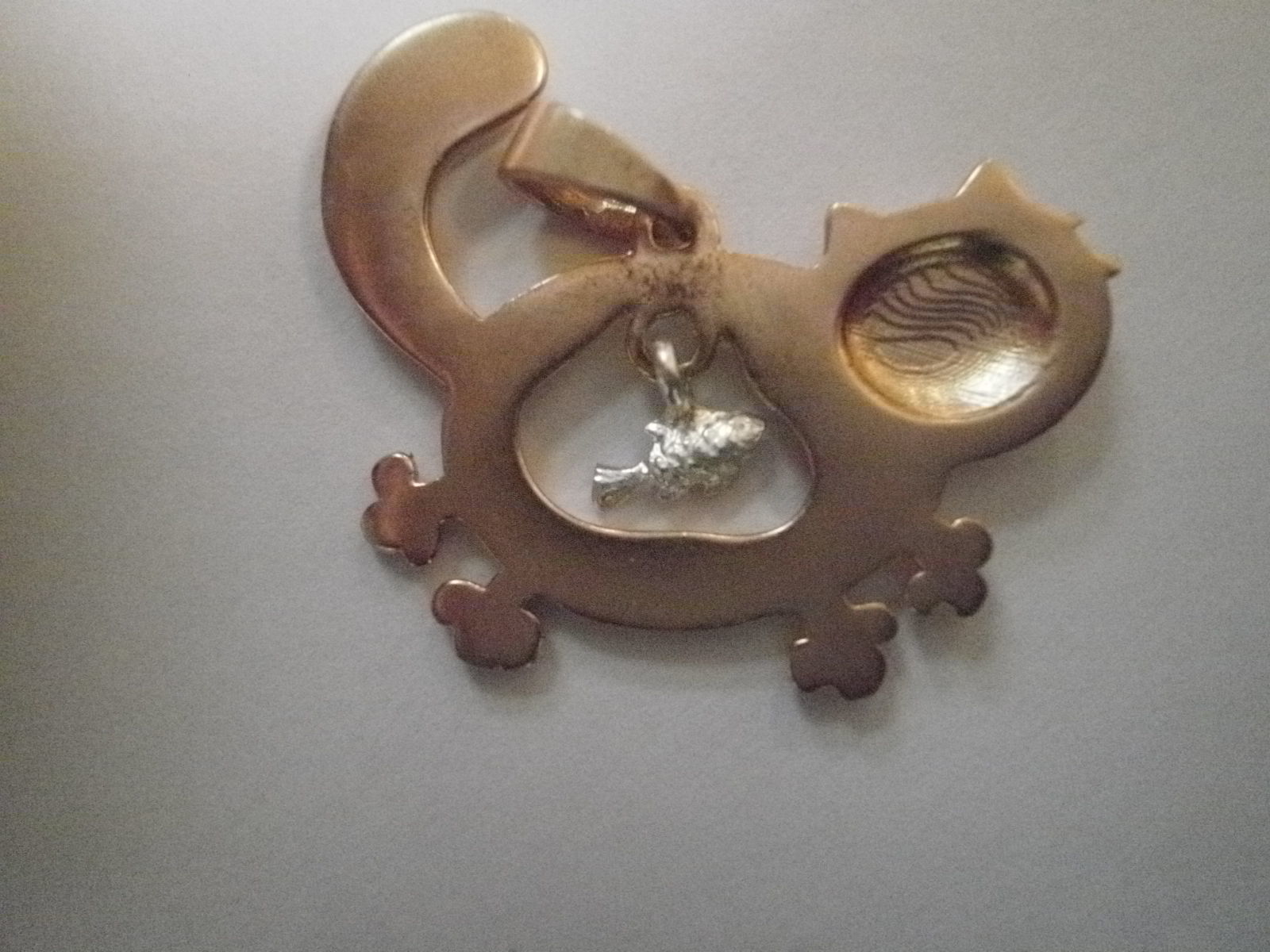 Fish and Cat pendant 3D print model_4