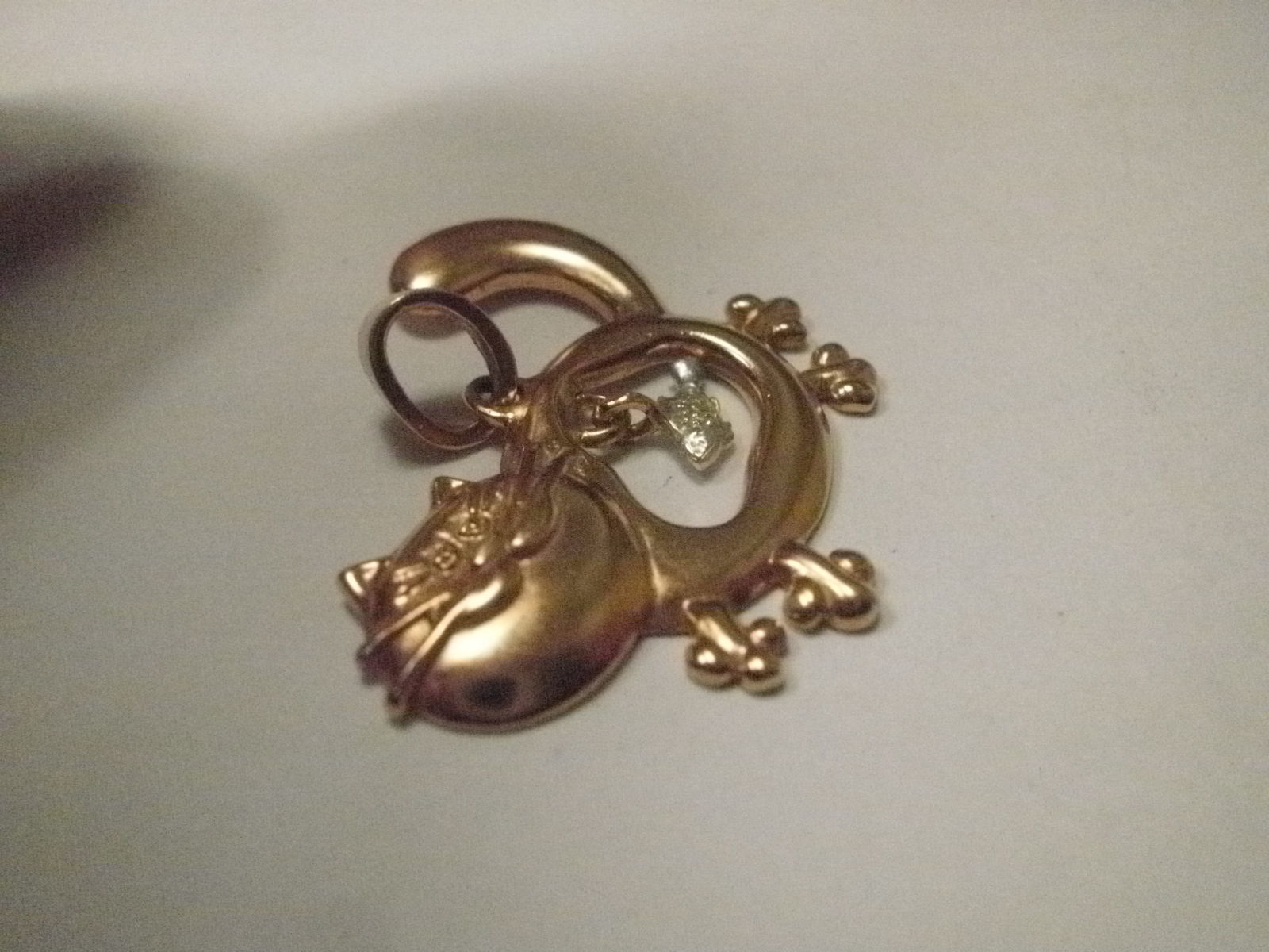 Fish and Cat pendant 3D print model_2