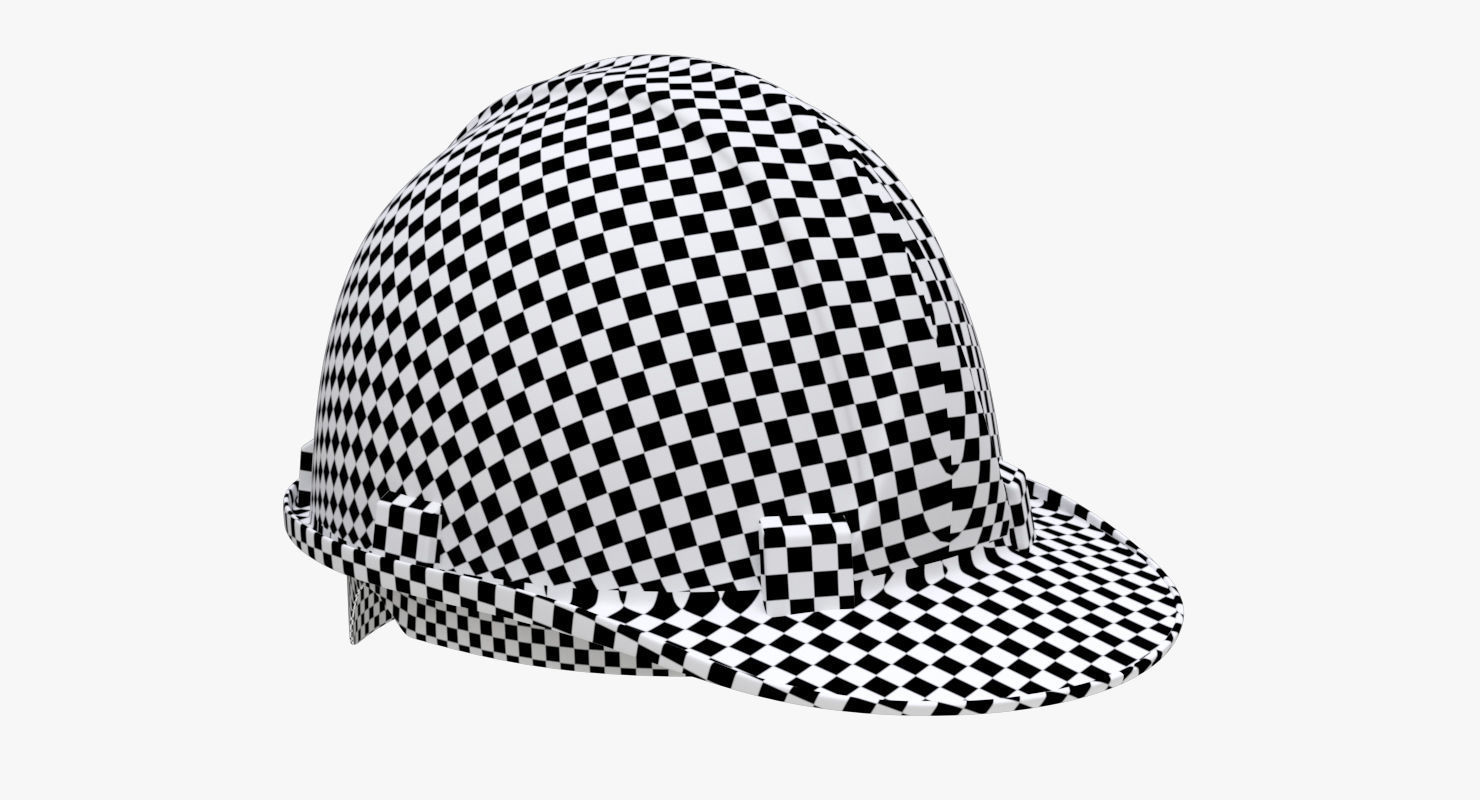 Worker Safety Helmet - Yellow Hard Hat  PBR Low-poly 3D model_20