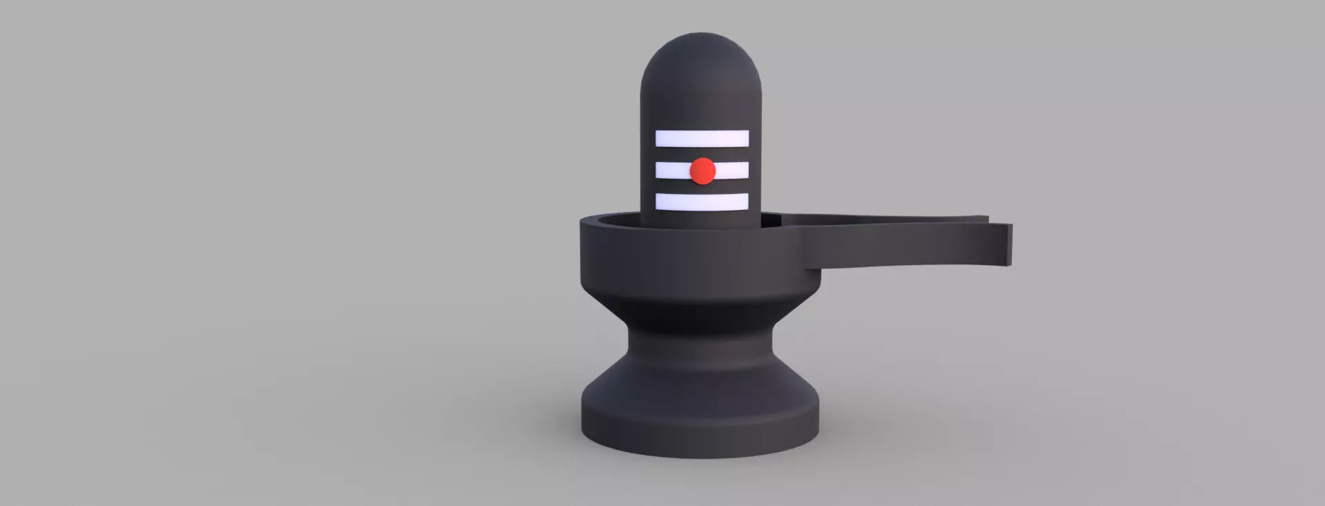 Shivling Pind Lingam 3D Printable Model 3D print model_0