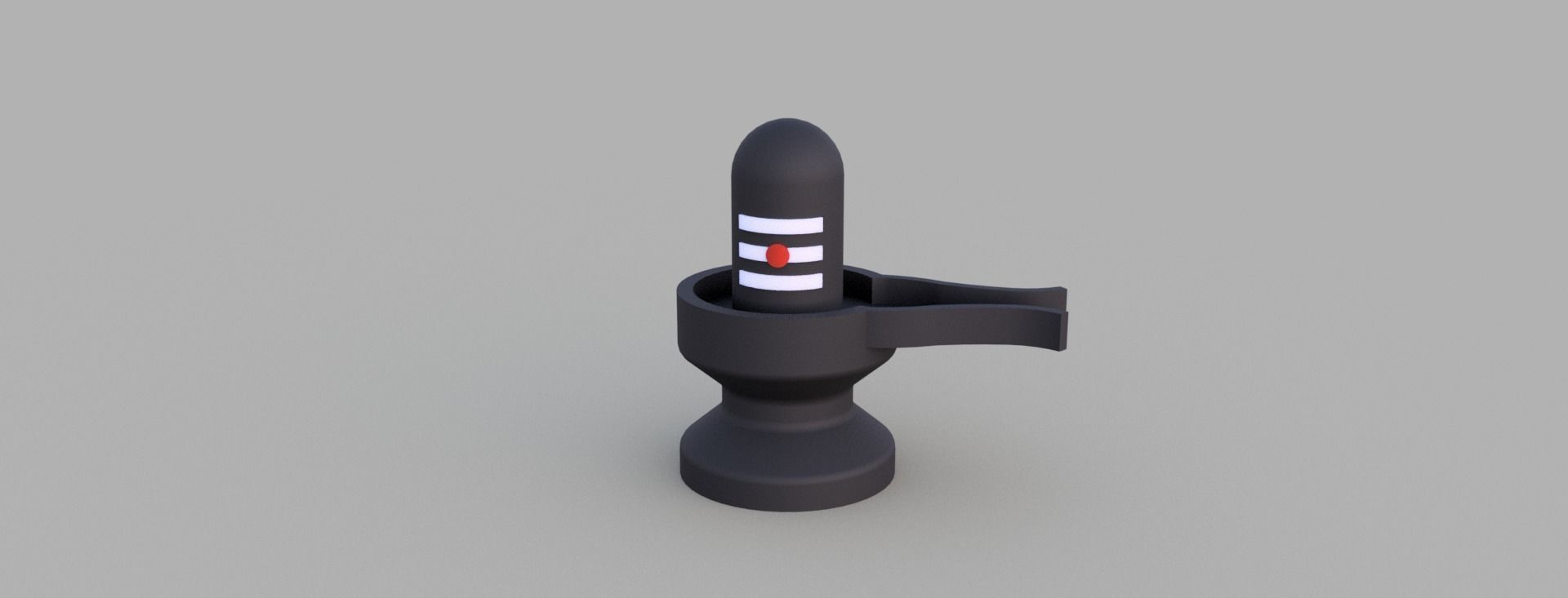 Shivling Pind Lingam 3D Printable Model 3D print model_1