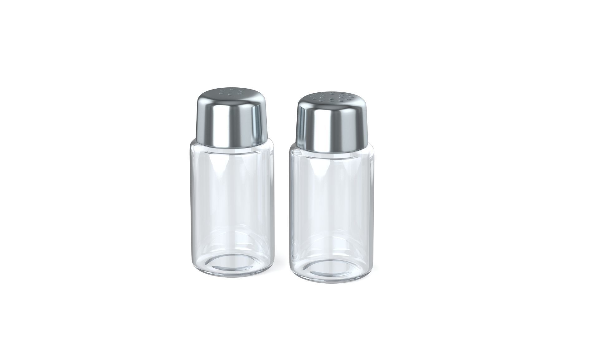 Salt and pepper Low-poly 3D model_6