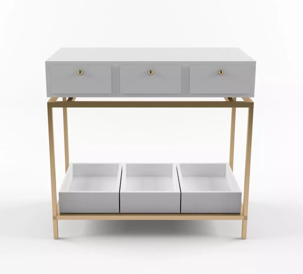 Sideboard - console table 3D model_0