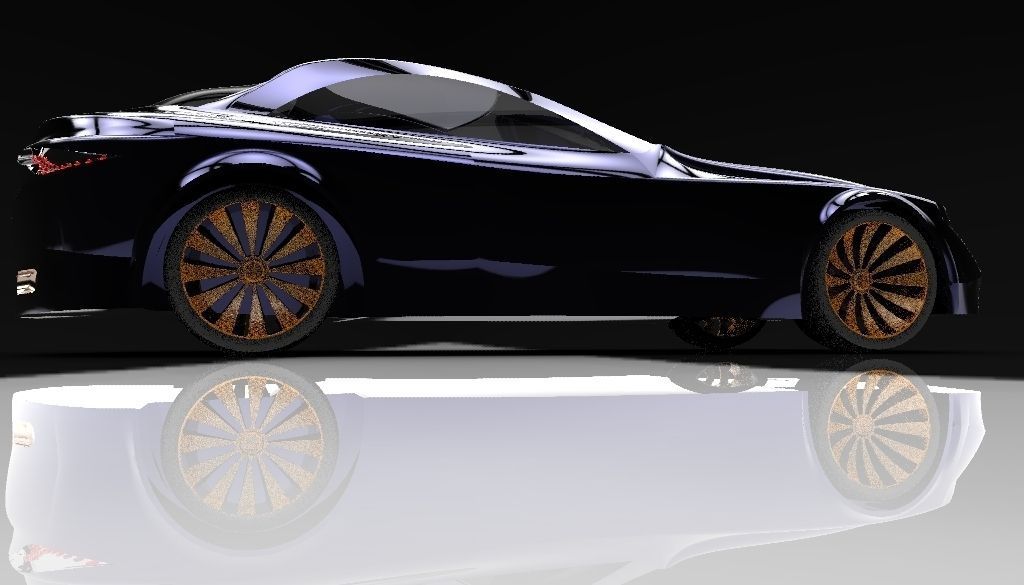 New car design 2 Free 3D model_6