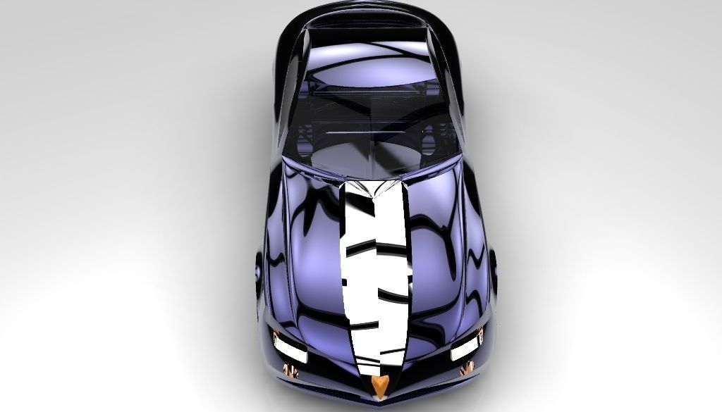 New car design 2 Free 3D model_1