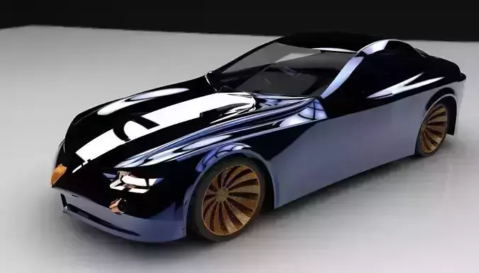 New car design 2 Free 3D model