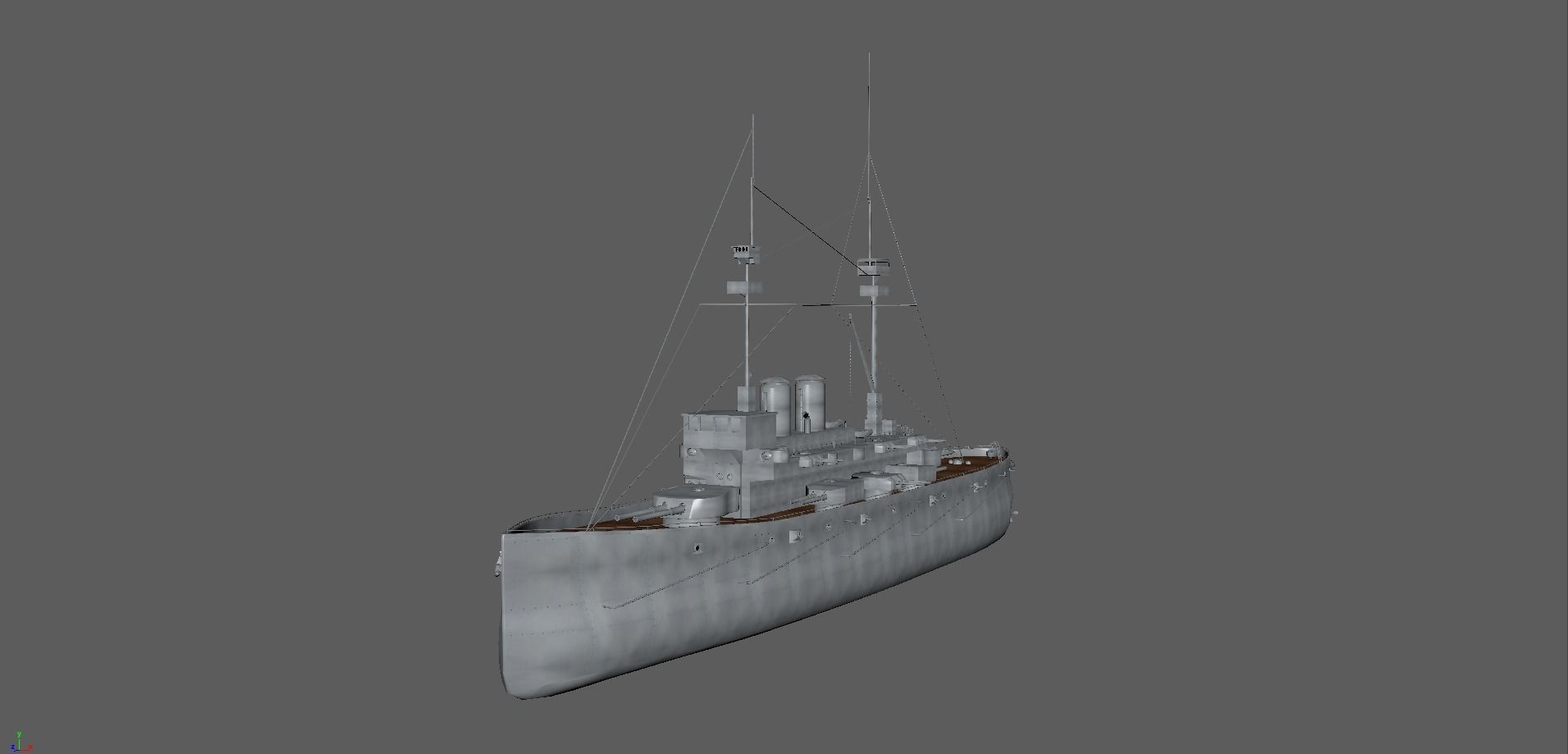 hms agamemnon 3D model_1