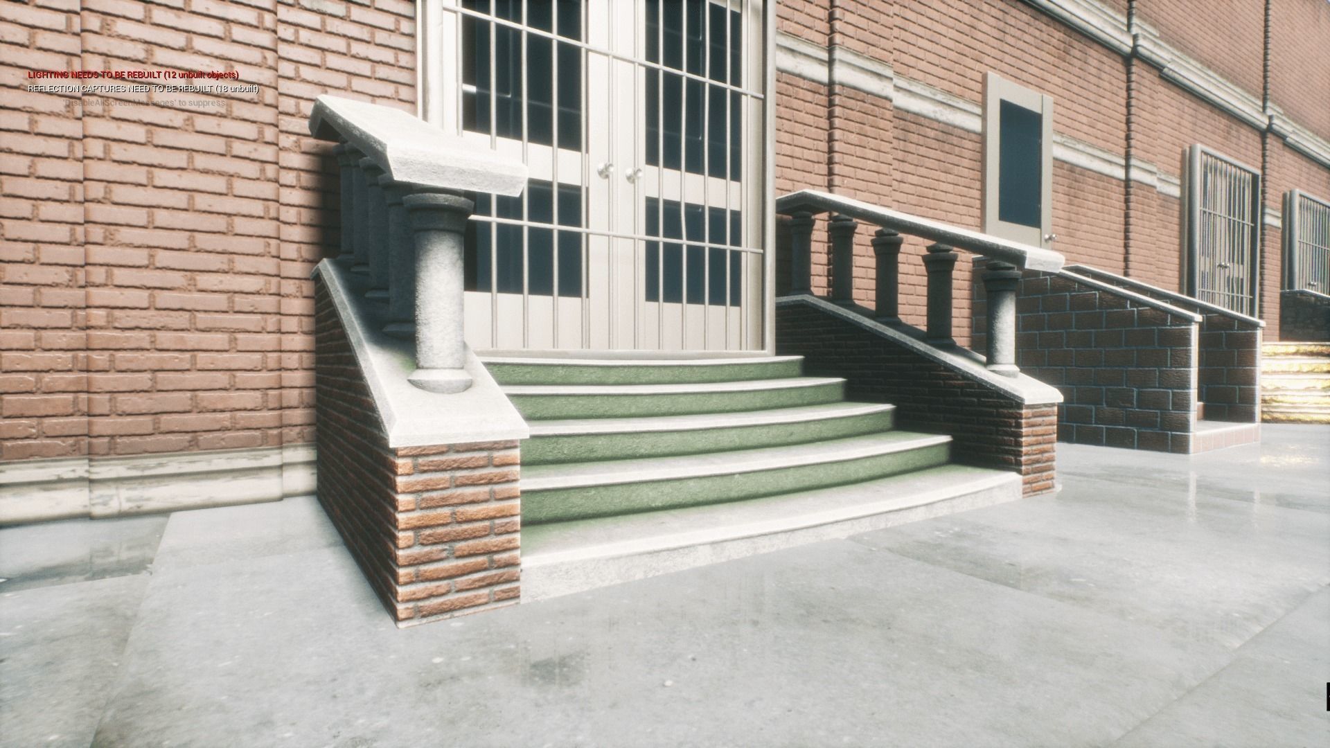 Ornament stairs for UNREAL Low-poly 3D model_10