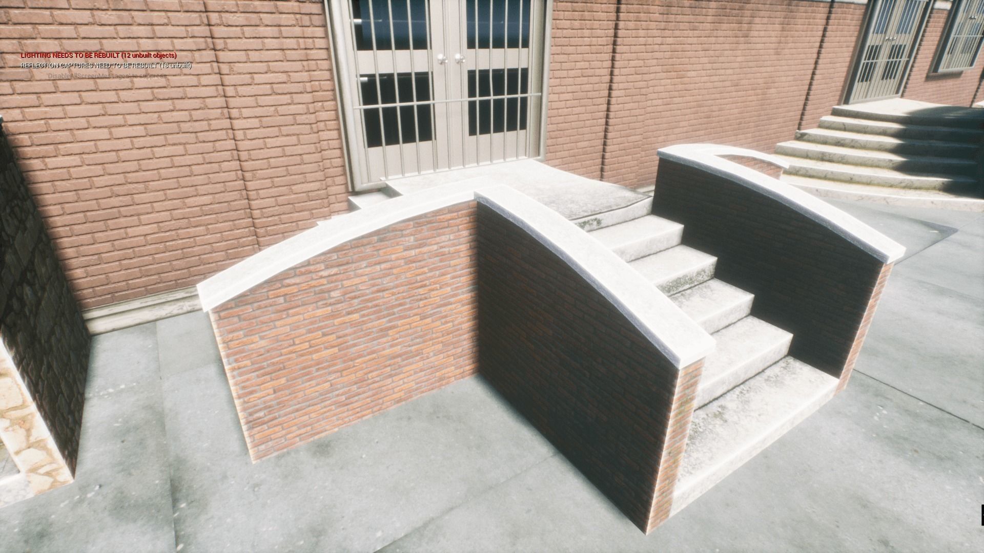 Ornament stairs for UNREAL Low-poly 3D model_14