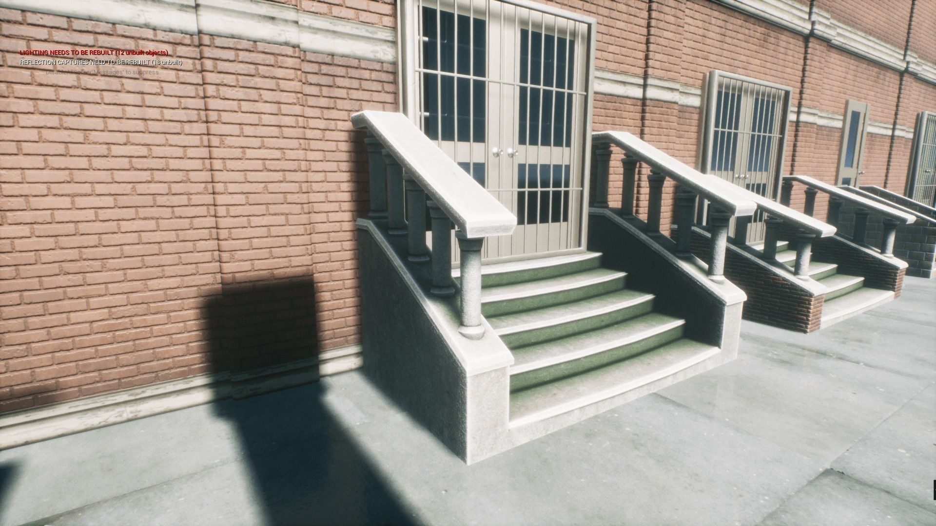 Ornament stairs for UNREAL Low-poly 3D model_6