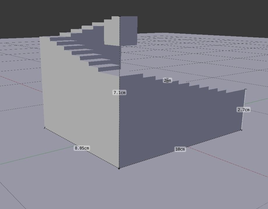 Penrose infinite stairs 3D print model_2