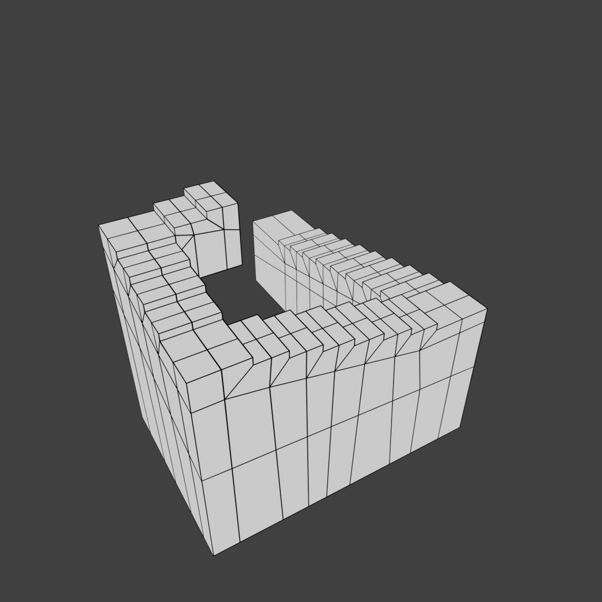 Penrose infinite stairs 3D print model_5