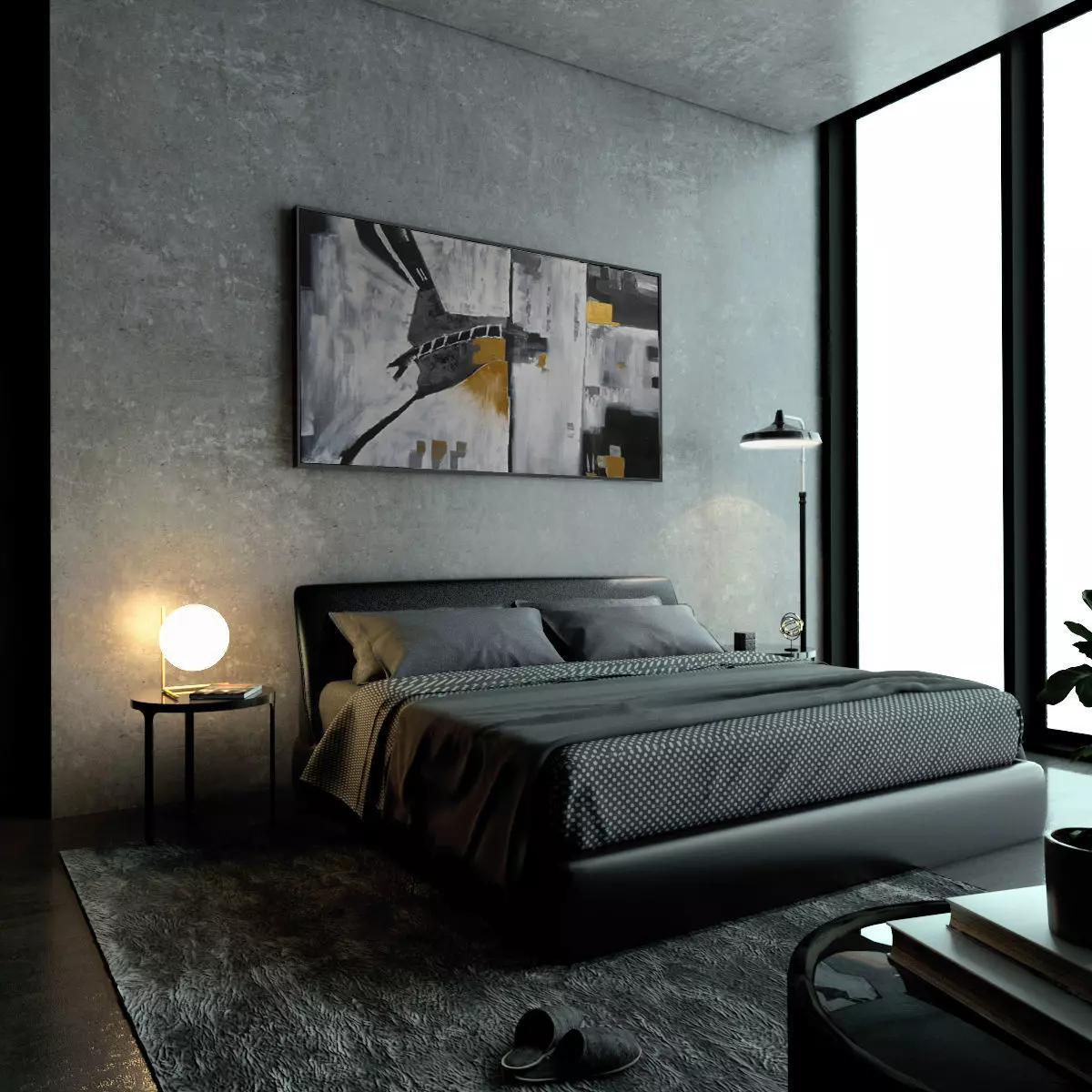 Melbourne Bedroom of M1 3D model