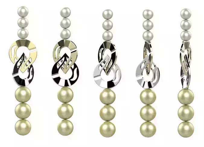 Lock for pearl necklace 153