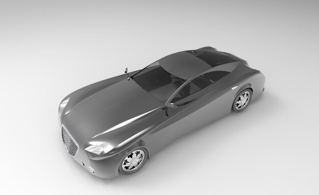 New car design Free 3D model_15