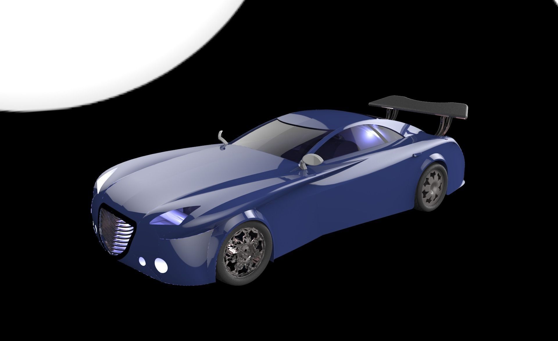 New car design Free 3D model_21